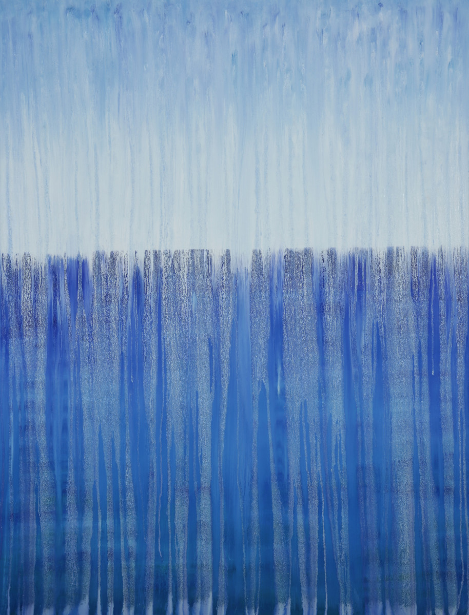Rainy Moment 13 Open Ocean Rain by Rachel Brask 
