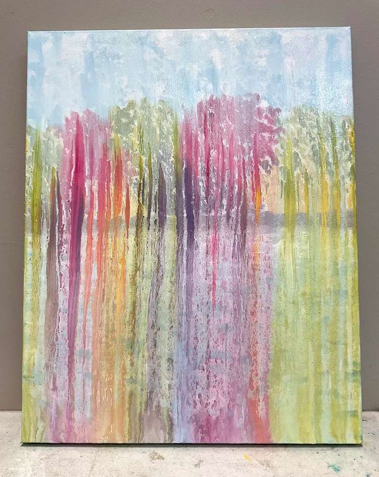 Spring Rain Blossom Reflections by Rachel Brask, Image 1.