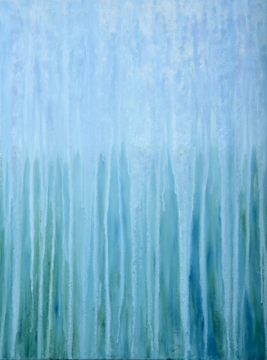 Cape Cod Bay Rain by Rachel Brask 