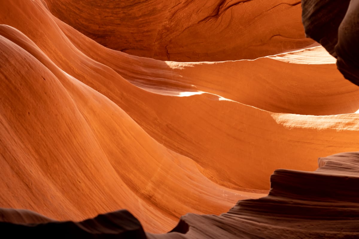 Southwest Slot Canyon 2  Image: Gorgeous desert landscape captured from within a slot canyon