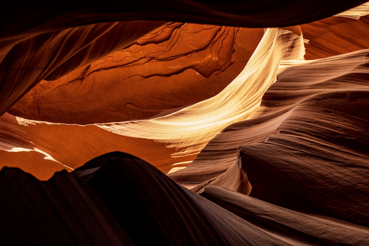 Southwest Slot Canyon 1  Image: Stunning desert landscape captured from within a slot canyon