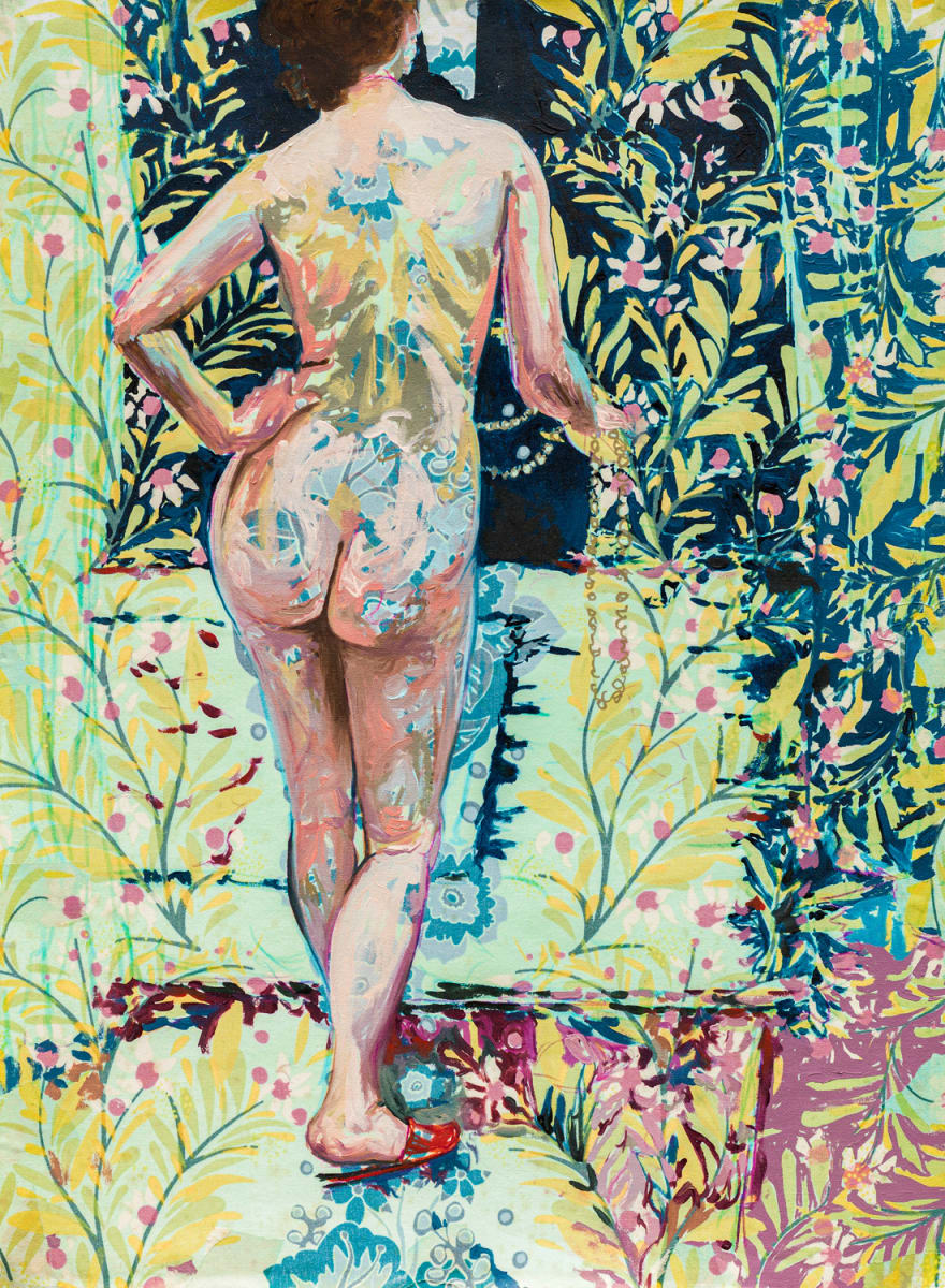 FEMALE NUDE FROM THE BACK AFTER MAX SLEVOGT by Isabelle Klauder 
