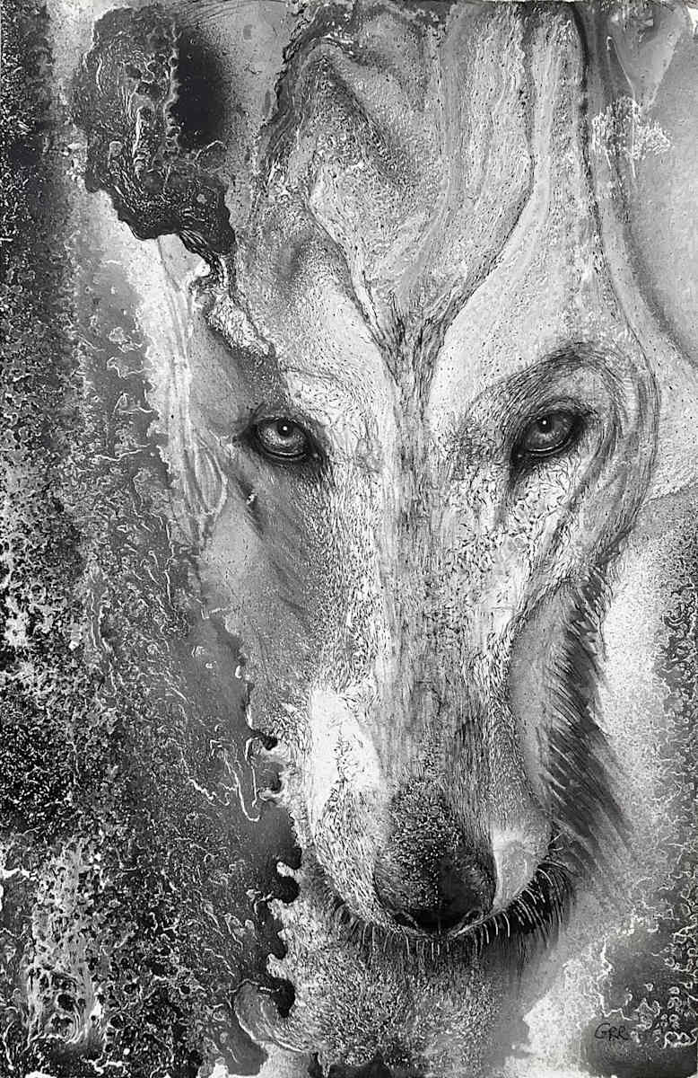 Ink wolf by Glen Ronald, Image 1.