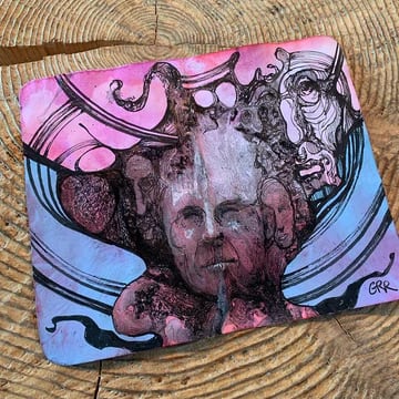 Notebook sketch by Glen Ronald, Image 1.