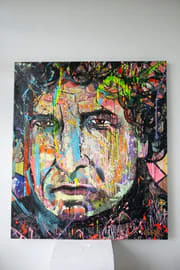 Portrait of Bob Dylan 
