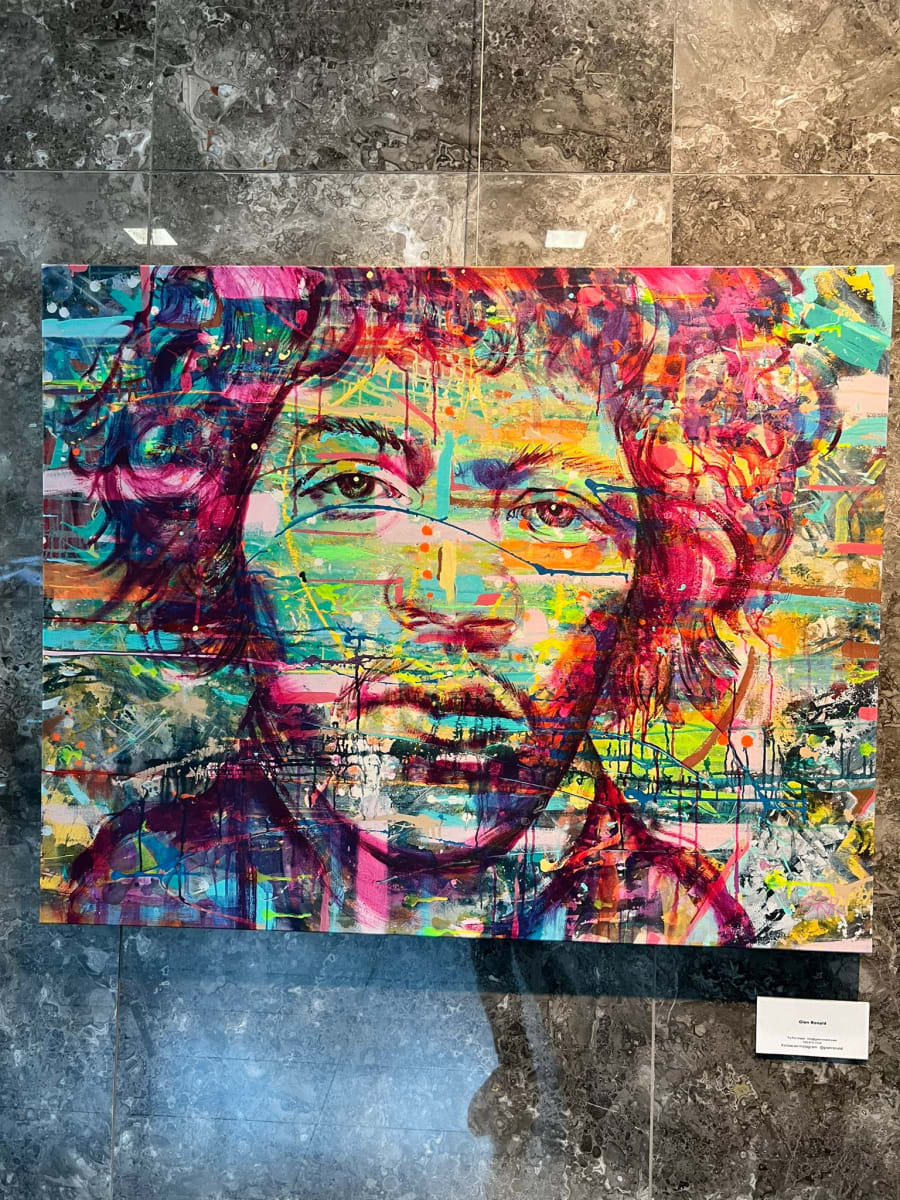 Jimi Print by Glen Ronald 