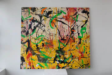 Yellow Abstract by Glen Ronald, Image 1.