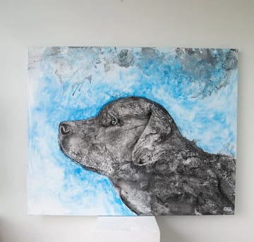 Black Lab by Glen Ronald 