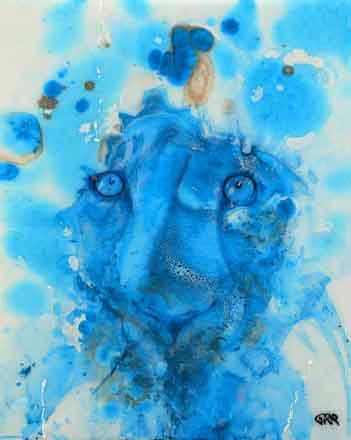 Blue Lion by Glen Ronald 