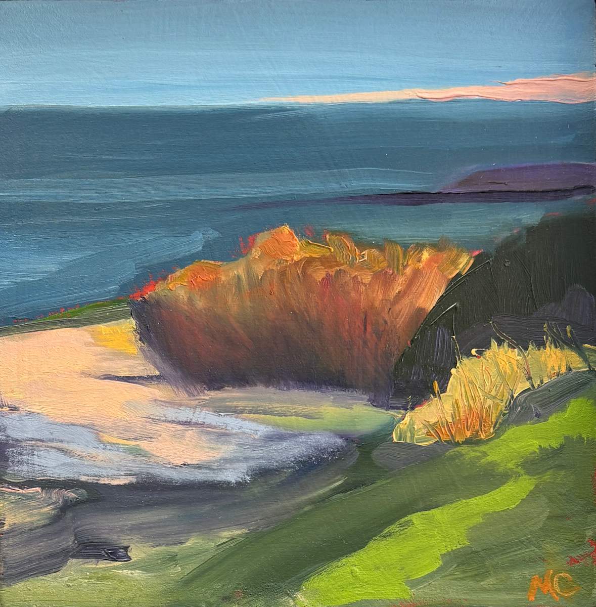 Pink Horizon by Maureen Church 
