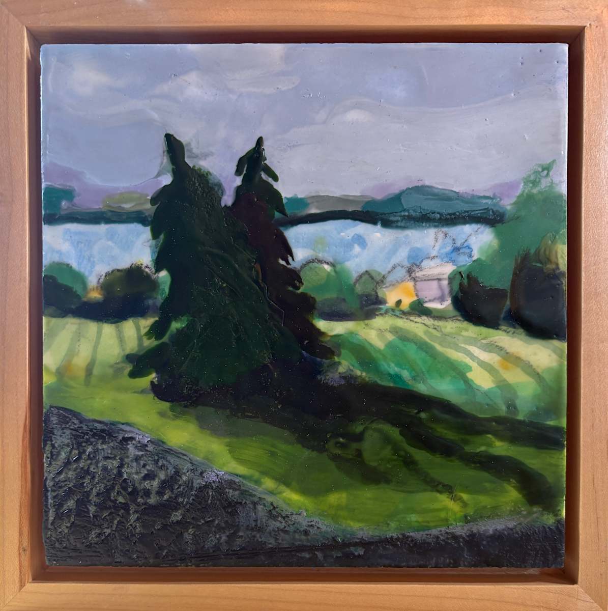 Two Pines by Maureen Church  Image: Two Pine Trees who are best friends
