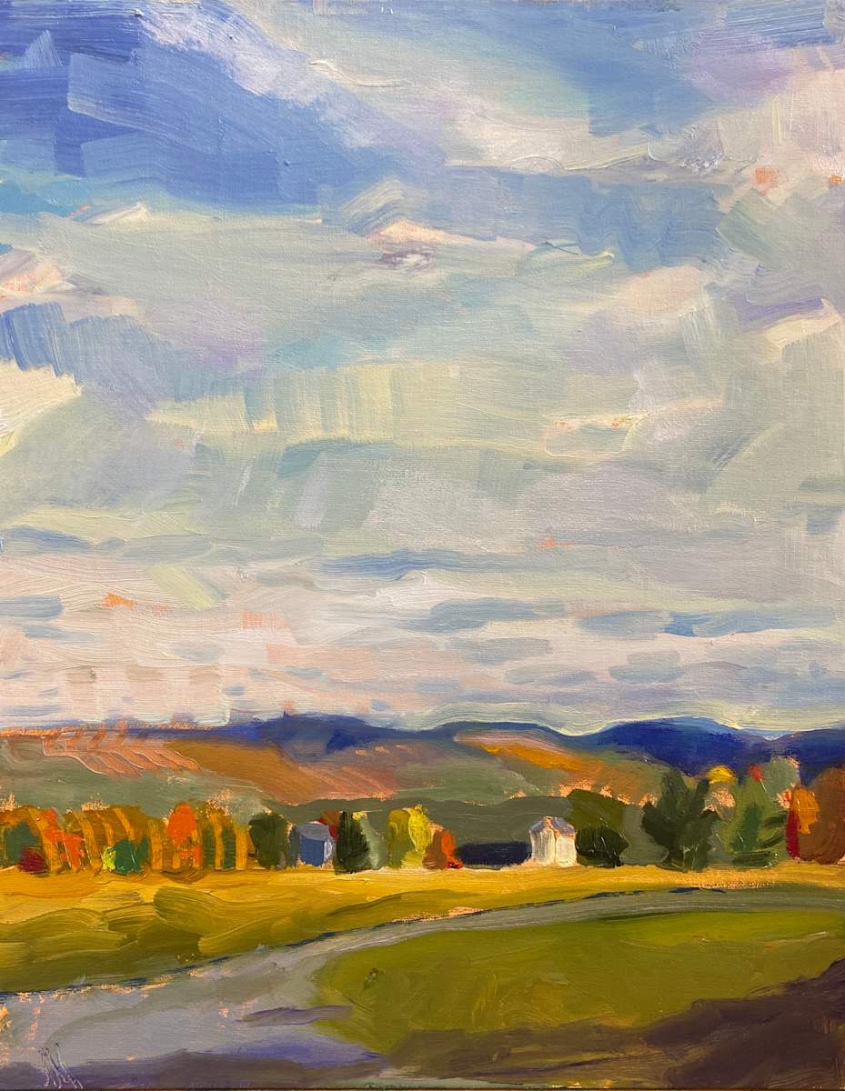 Clearing at the Bluff by Maureen Church  Image: Plein Air at Keuka Lake