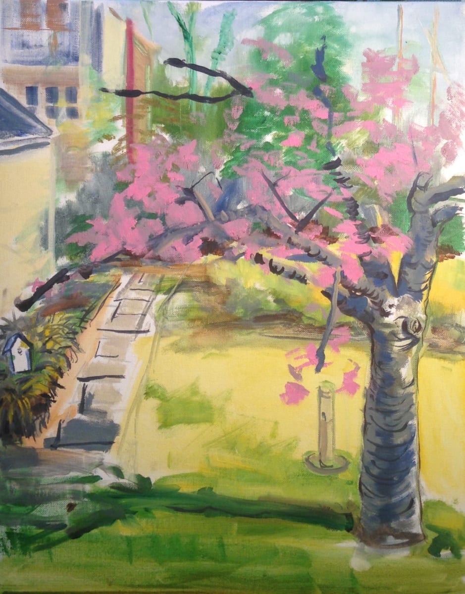 Bird Feeder and Cherry Tree by Scott Sedar 