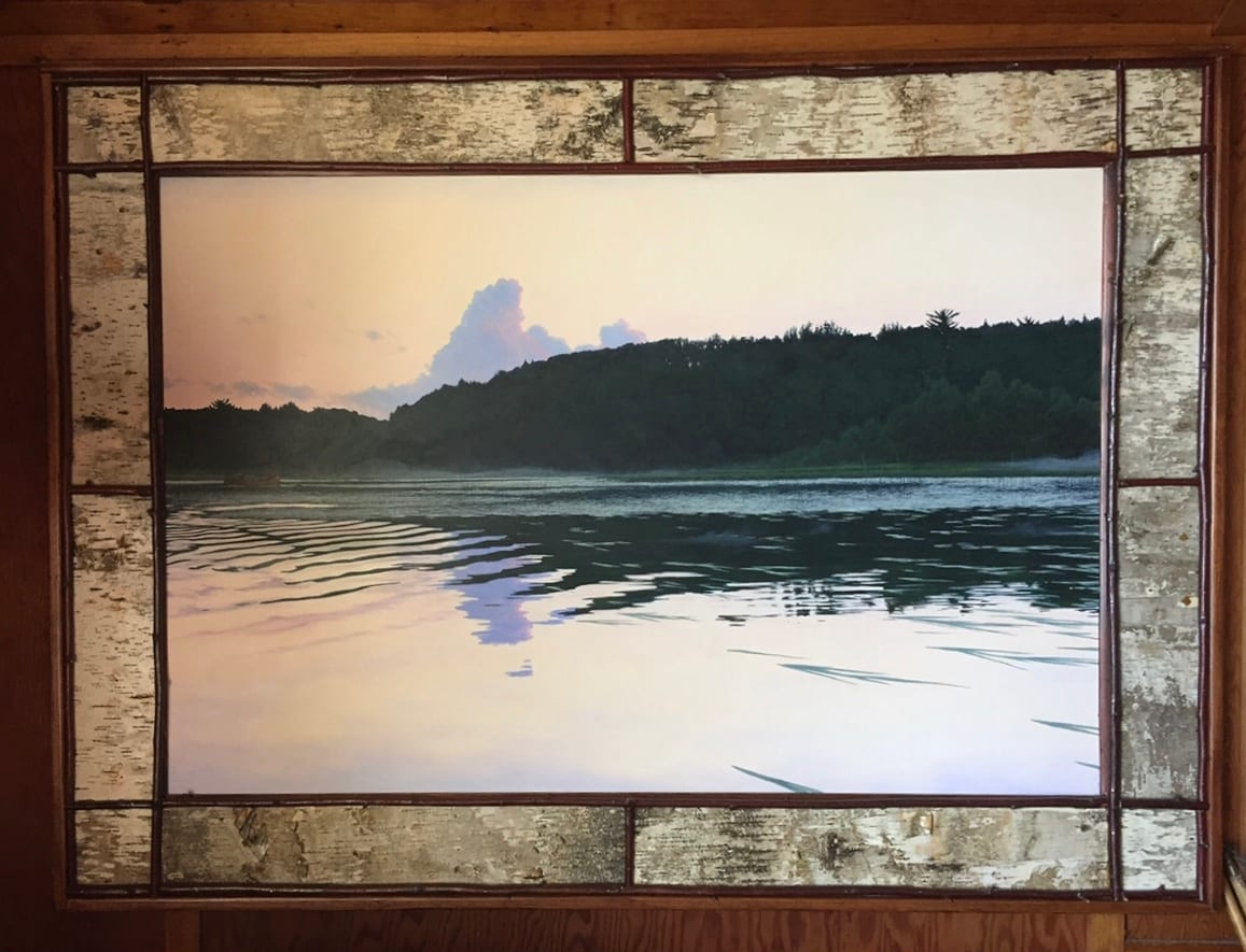 Summer Passage  Image: Custom made Birch Bark frame