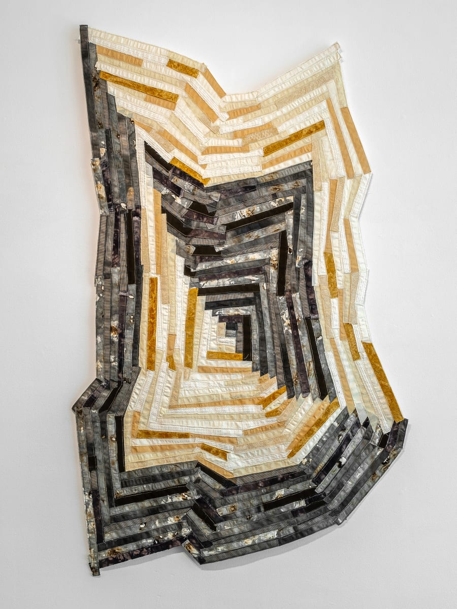 Pieced Landscape 23 by Regina Durante Jestrow 