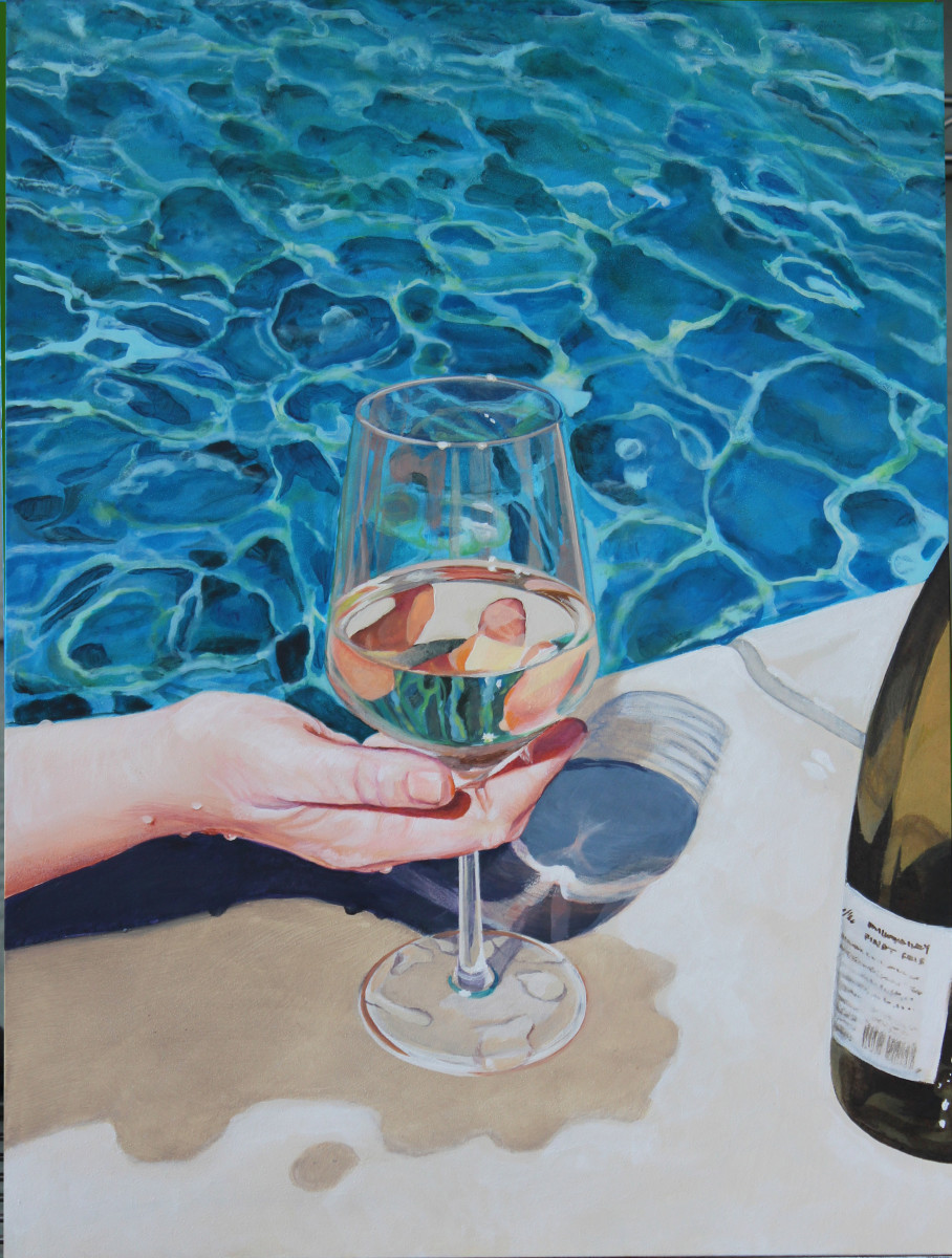 Poolside Pinot by Joan Chamberlain 