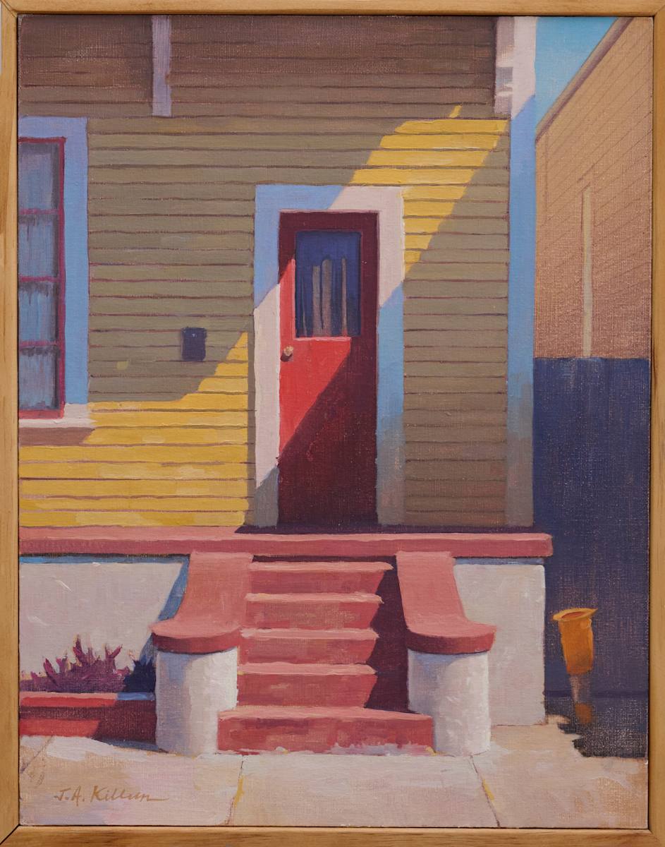 Red Door, Yellow House by John Killeen, Image 1.
