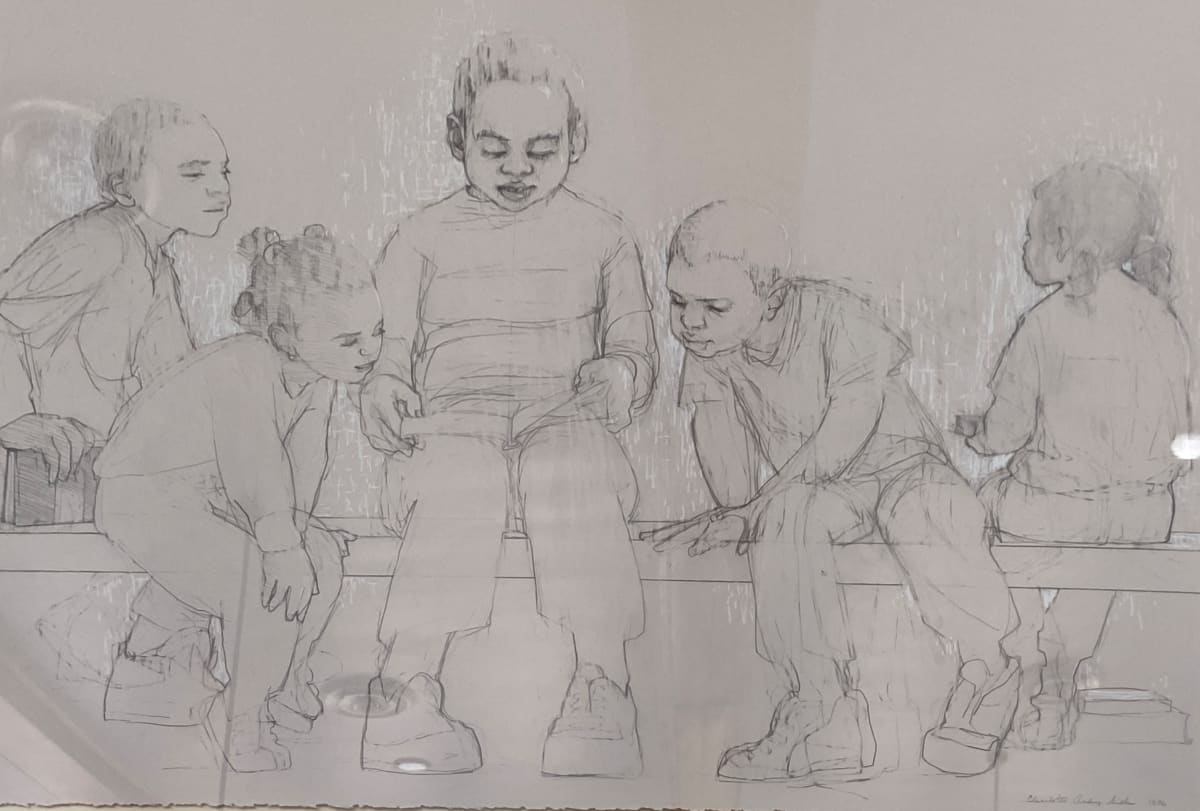 [Children reading] by Charlotte Andry Gibbs 