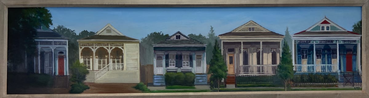 Five Houses, Uptown by Anne Pappas 