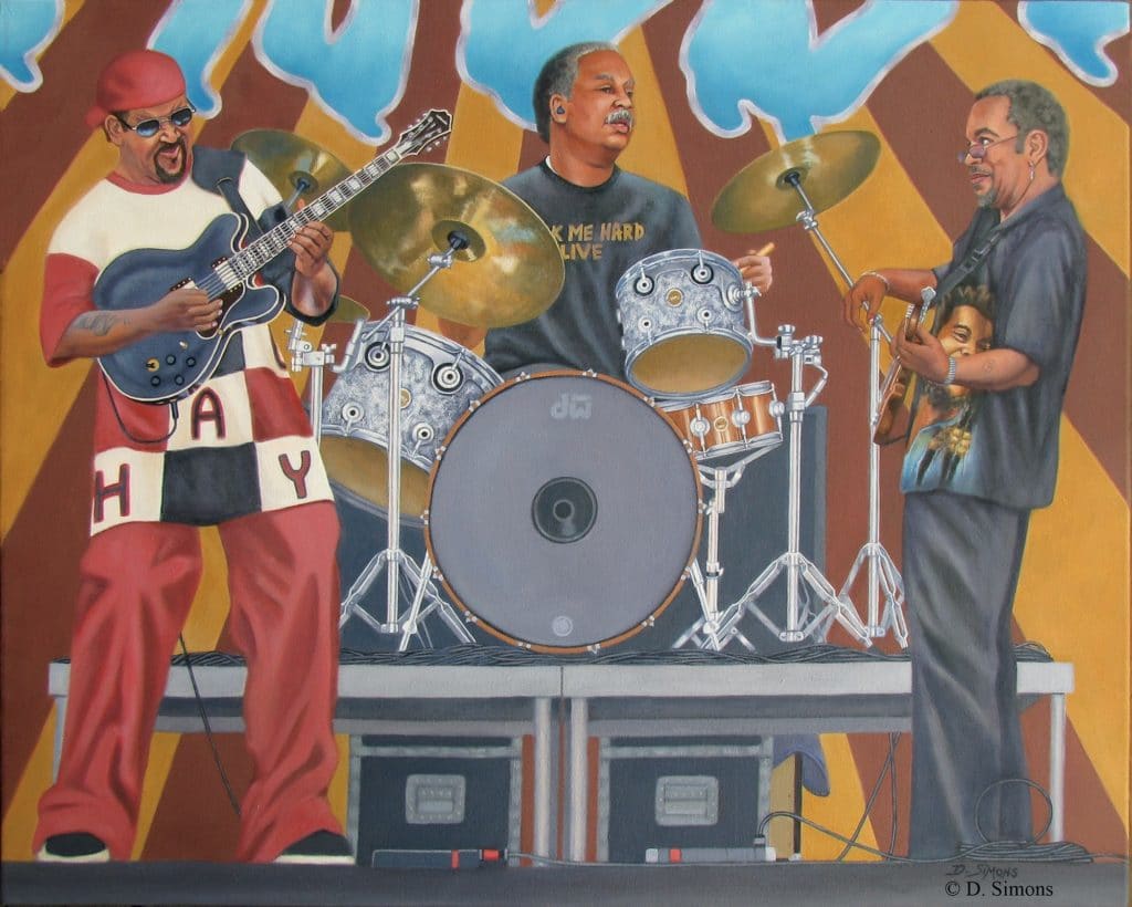 The Meter Men Play Jazz Fest by Dona Simons 
