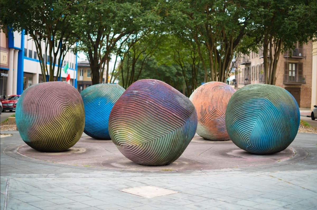 River Stones by Terry Weldon 