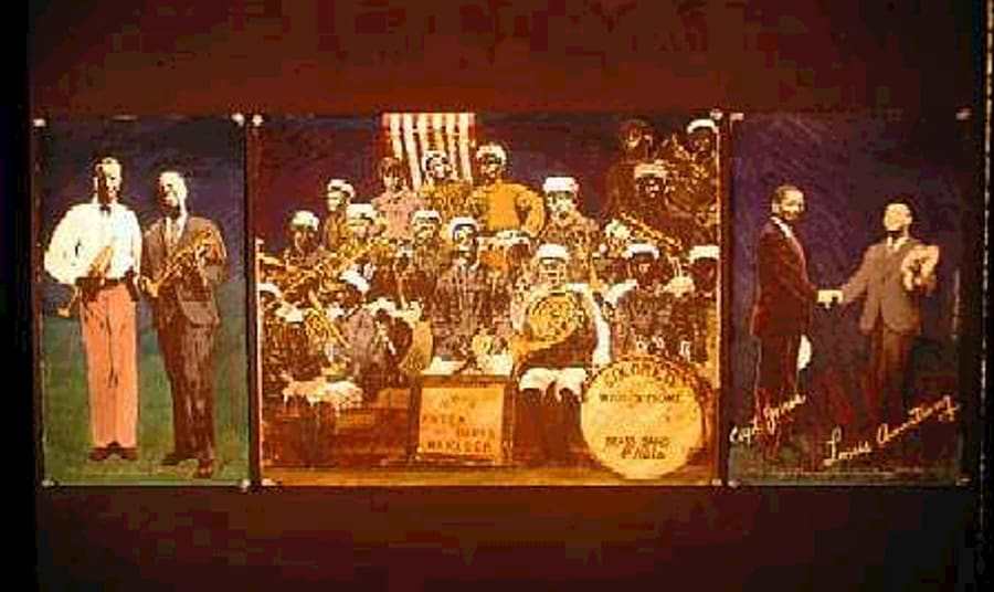 Young Louis Armstrong Series  5 of 5 by Louise Mouton Johnson, Image 1.
