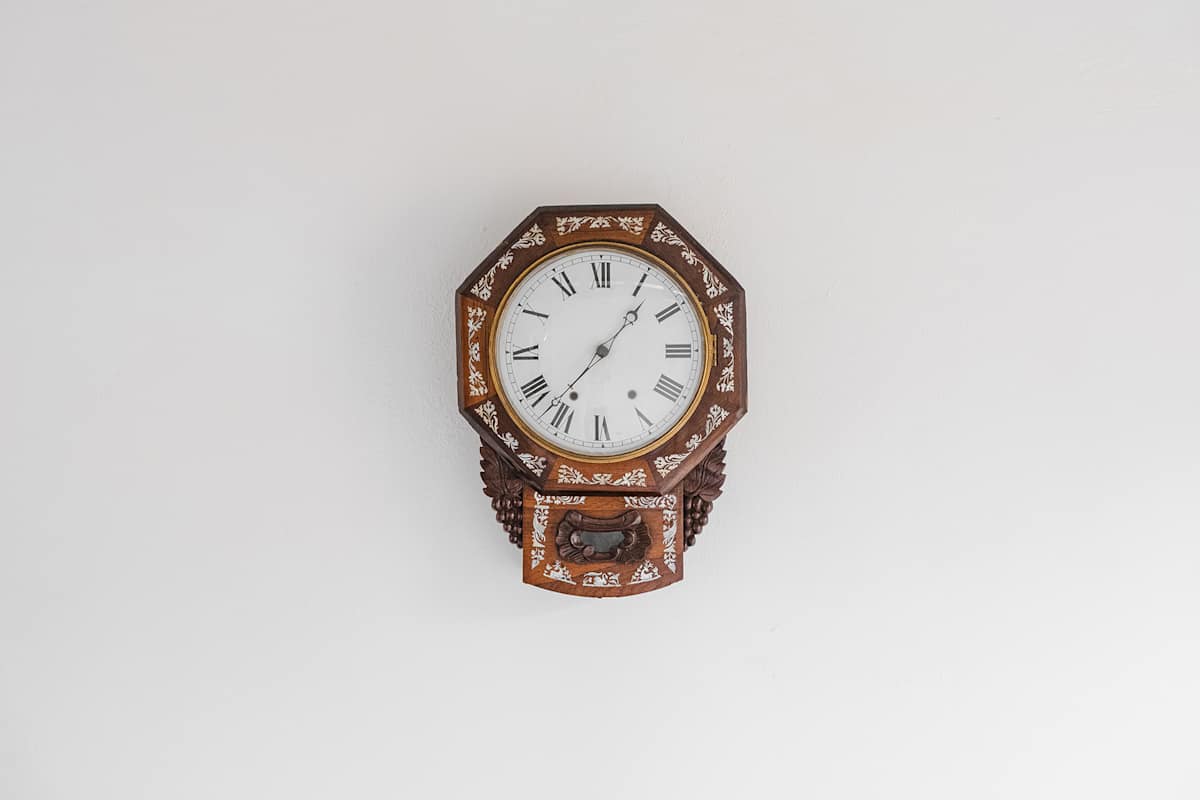 Agonia by Nuuco  Image: Main component of the installation: antique clock representing suspended time.