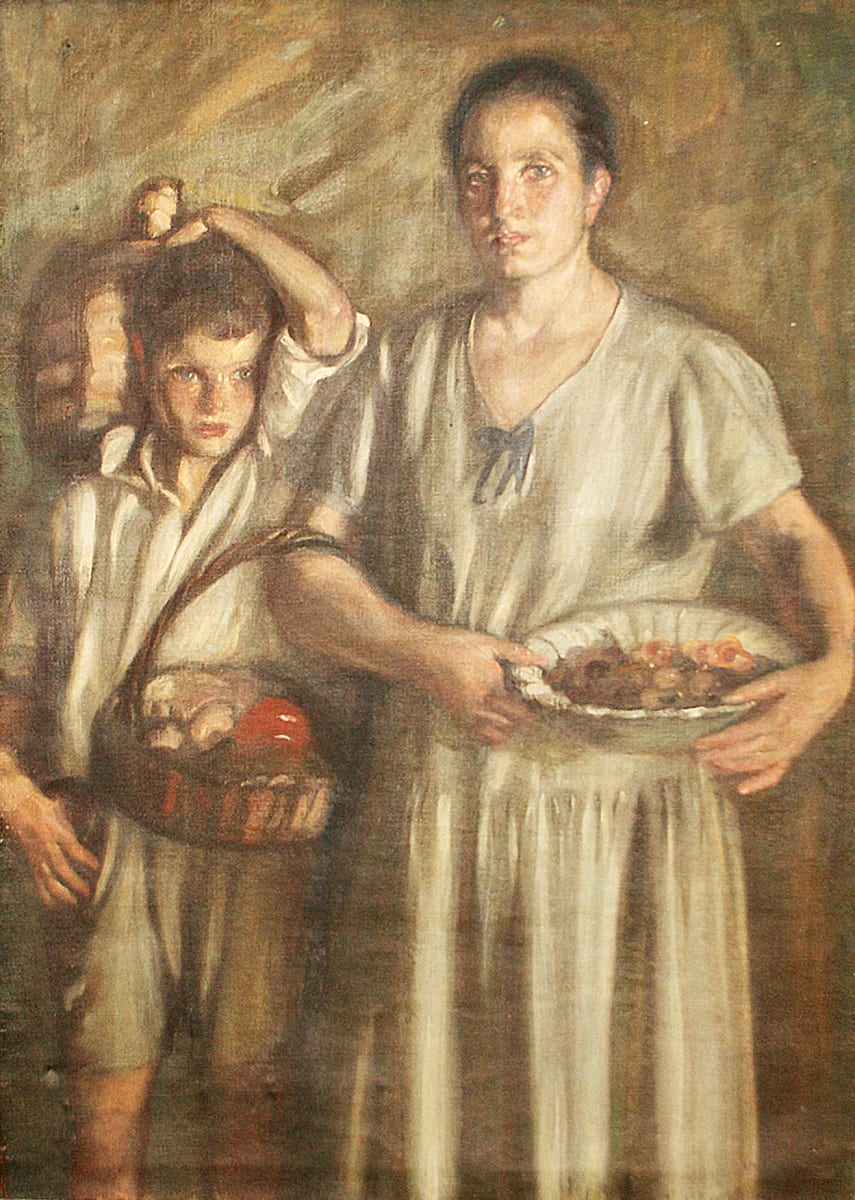 Dona amb nen by Agustí Ferrer i Pino, Image 1.