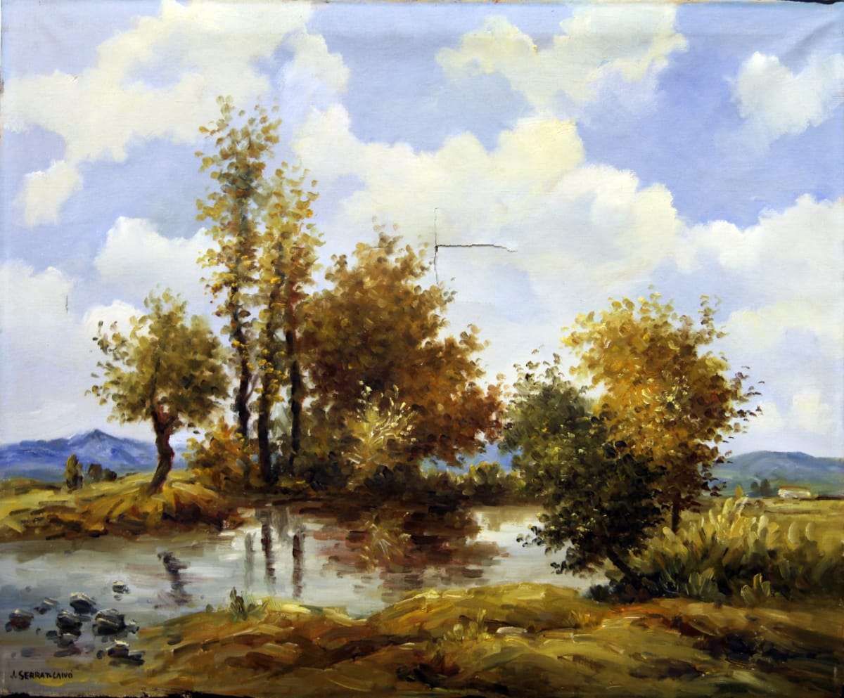 Paisatge de muntanya by José Serrat Calvó 