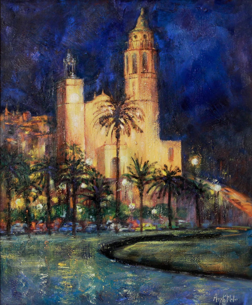 Sitges de nit by Àngels Meler Fontanals 