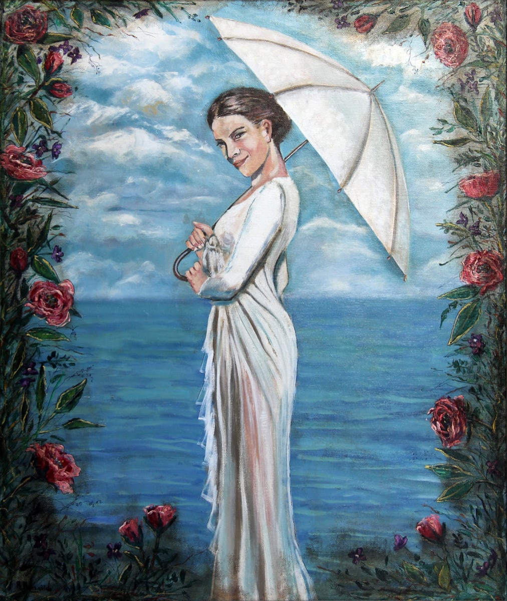 Dama sombrilla by Ramon Manzañido 