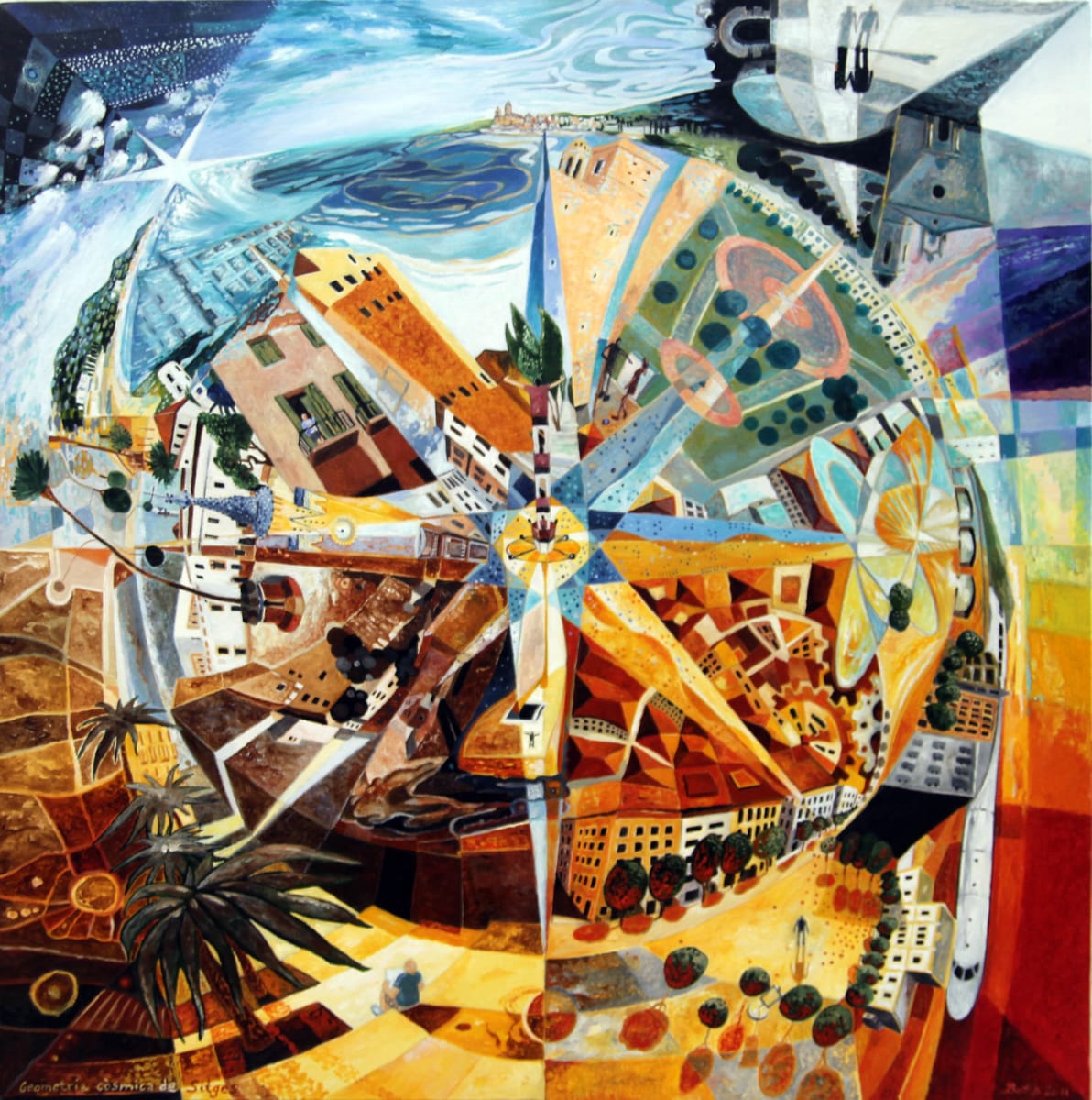 Geometria còsmica de Sitges by Csaba Bóta 