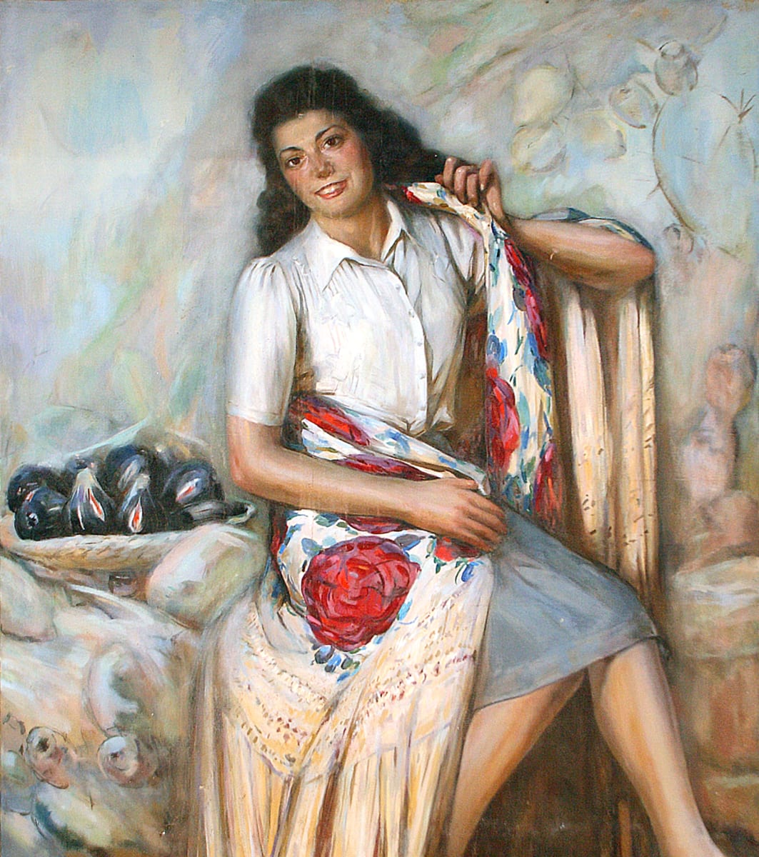 Dona asseguda by Agustí Ferrer i Pino 