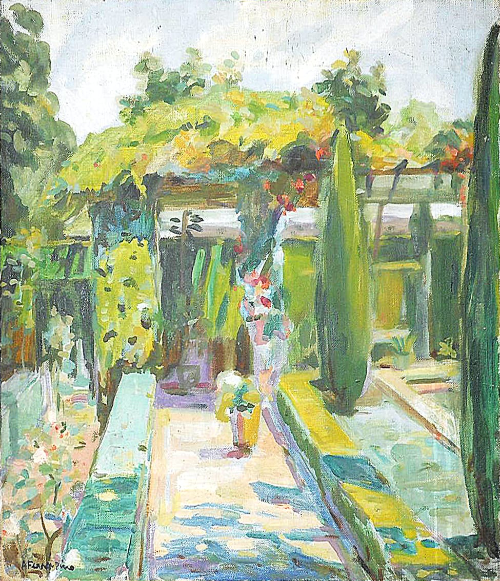 Paisatge d'un jardí by Agustí Ferrer i Pino, Image 2.