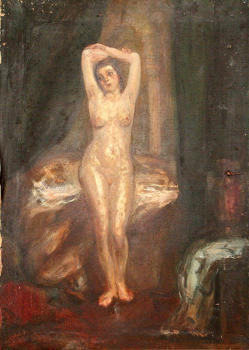 Figura humana femenina nua by Agustí Ferrer i Pino 