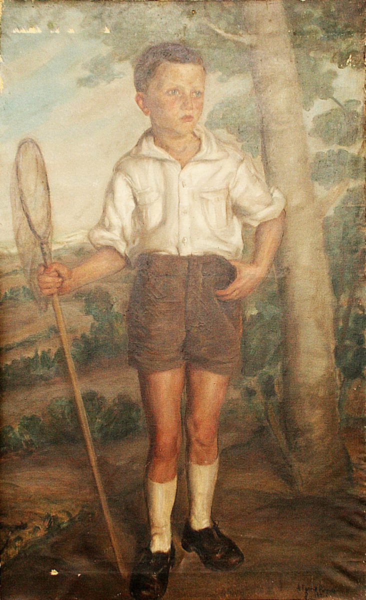 Nen amb caça papallones by Agustí Ferrer i Pino, Image 2.