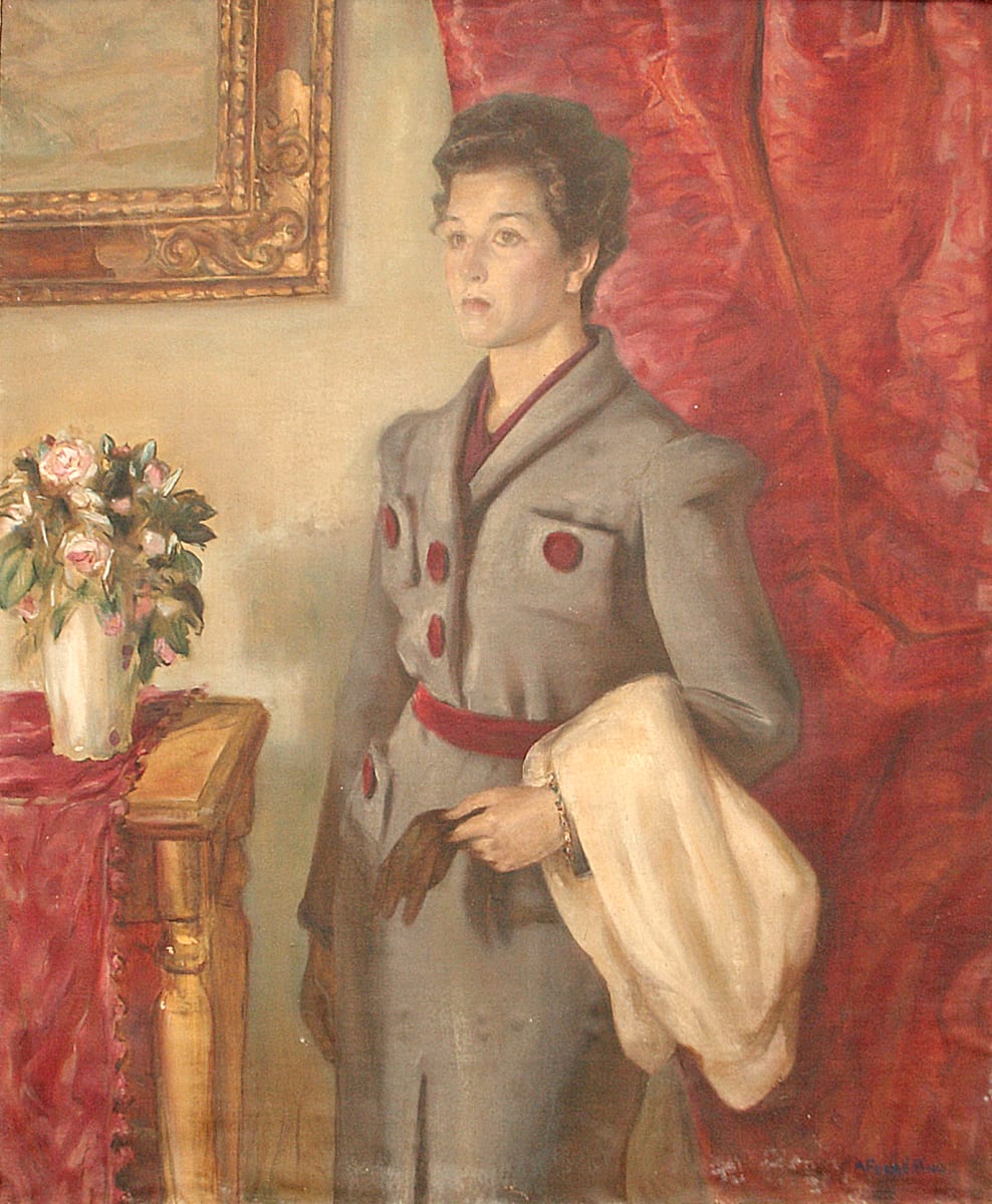 Dona amb jaqueta by Agustí Ferrer i Pino 