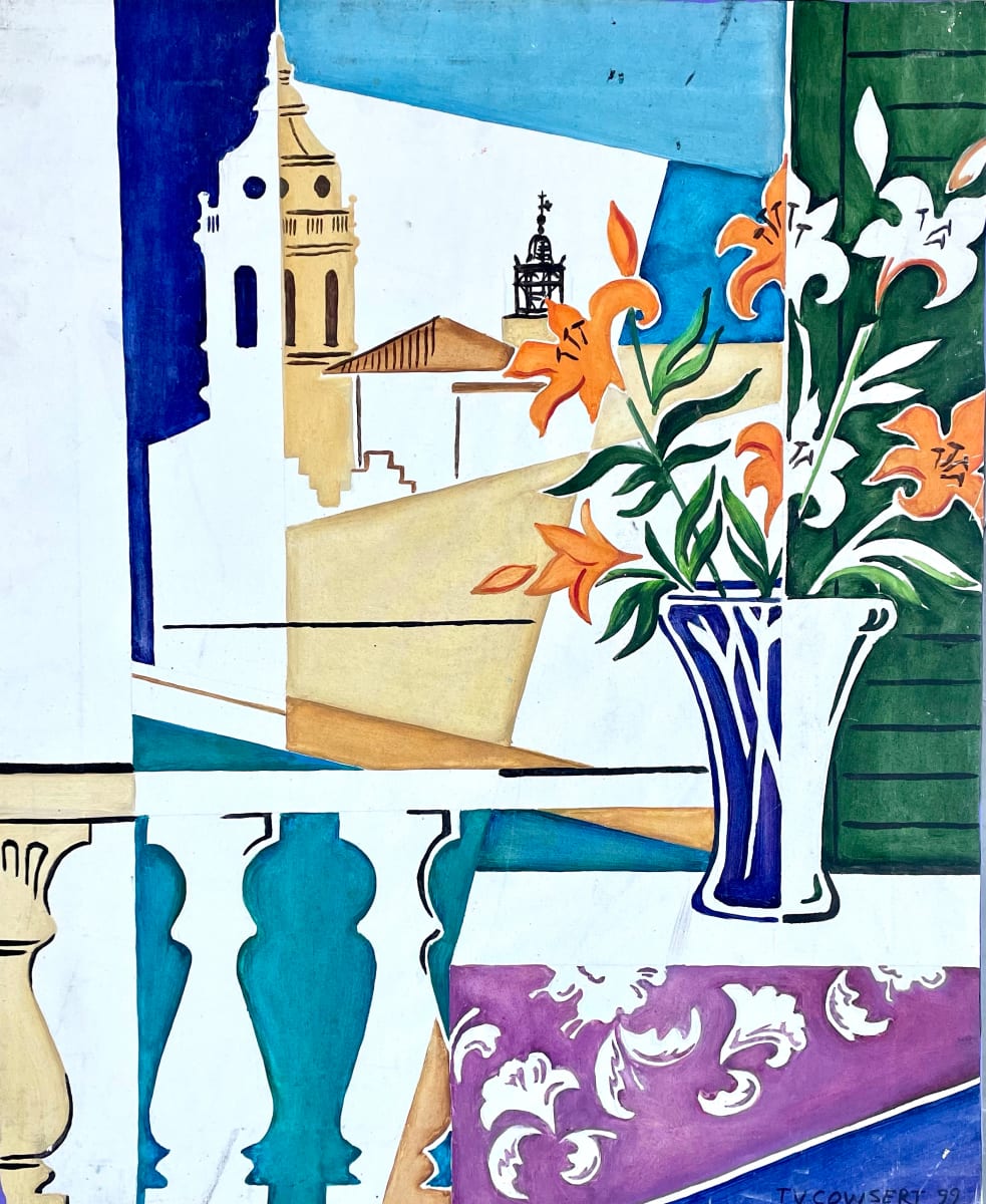 Sitges des de la terrassa by Tom Cowsert 