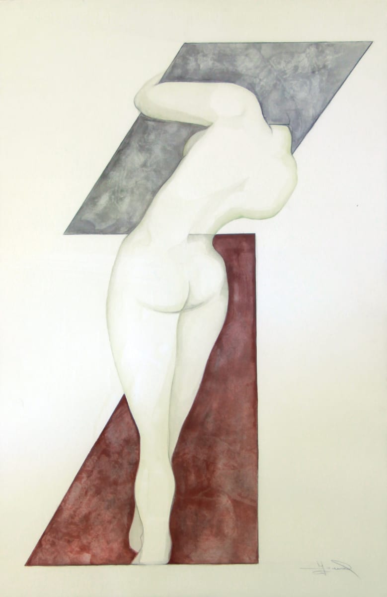 Dona nua d'esquenes by María Pilar Igual i Vallès 