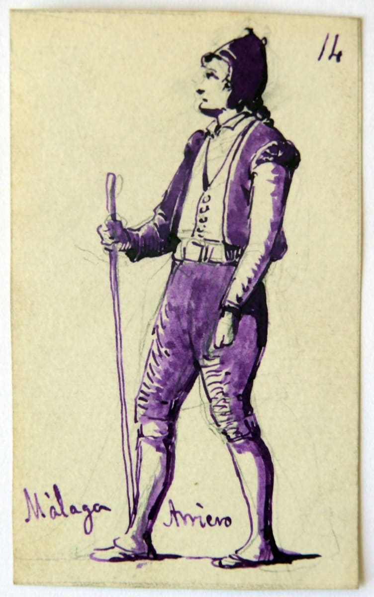 Juego de cartas Málaga Arriero by Josep Mirabent i Gatell, Image 3.