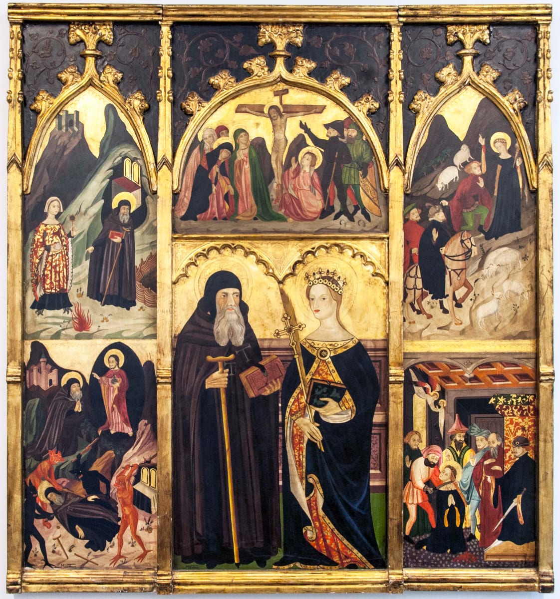 Retaule dedicat a sant Antoni i santa Margarida by Montserrat Vila 