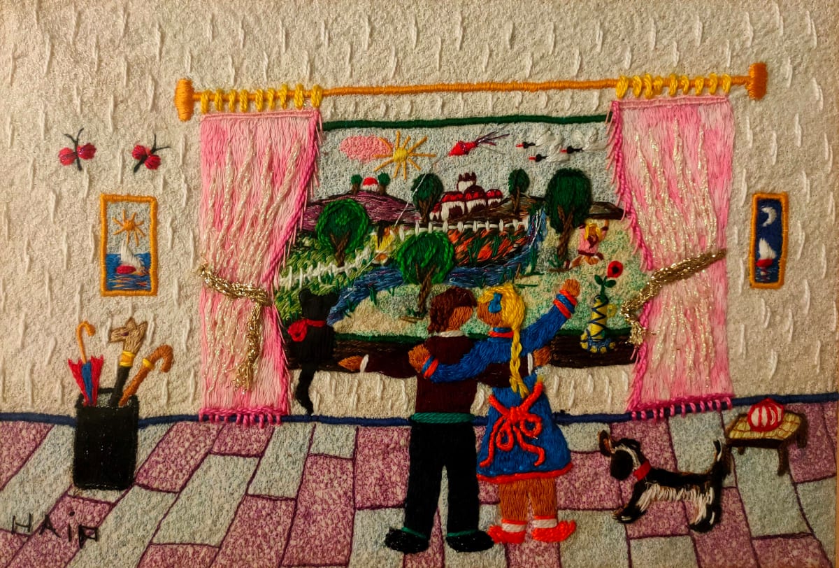 Escena a la finestra by Isabel Pruna 