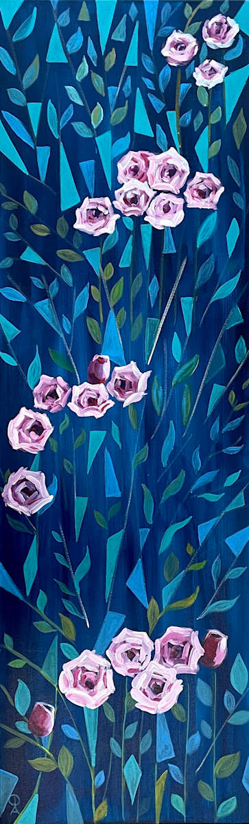 Rosas estilizadas II by Rosser Aldabó, Image 1.
