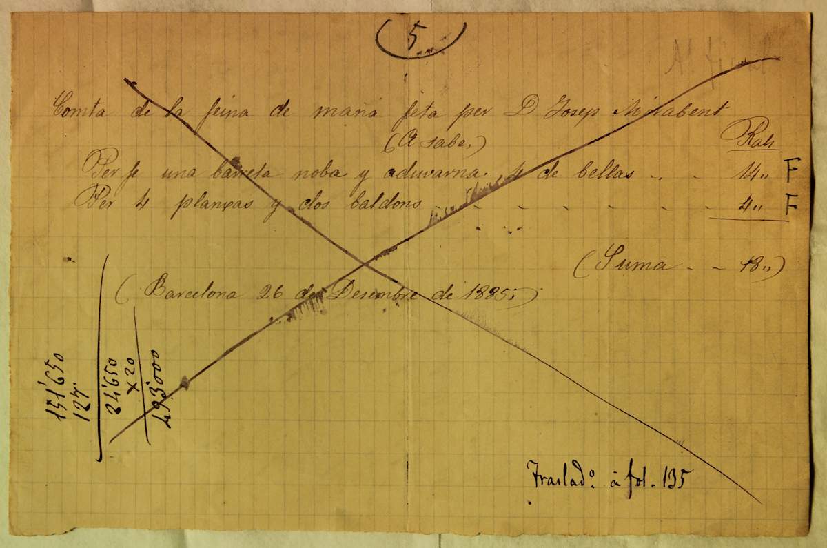 Document gràfic 8 by Josep Mirabent i Gatell, Image 1.