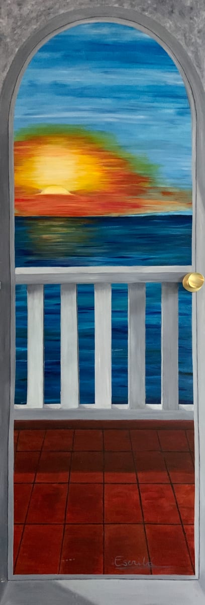 Porta a la posta de sol by Carmen Escribà Alcañiz, Image 1.
