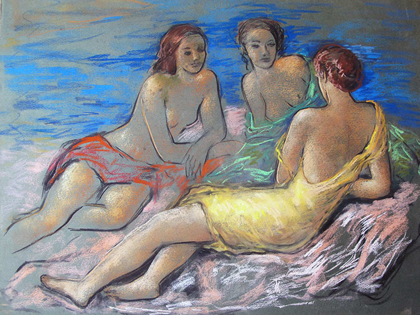 Pastell 6 by Lluïsa Sallent 