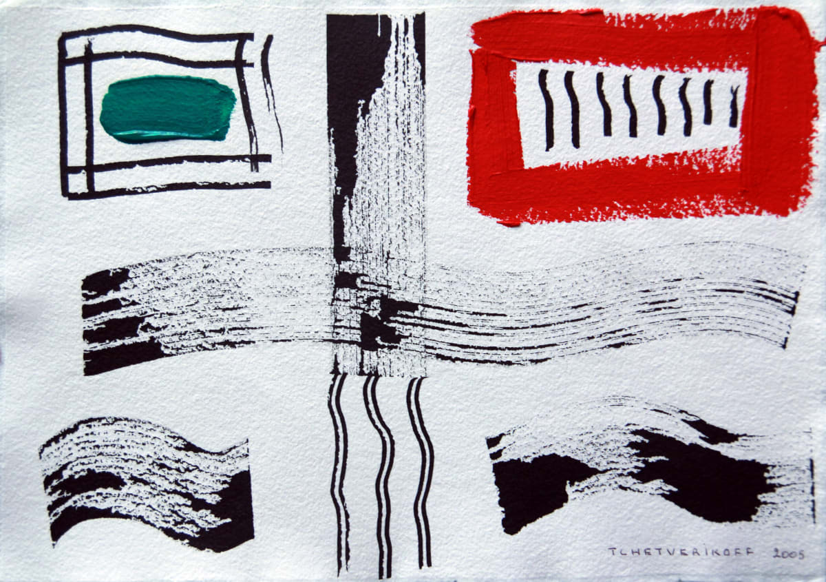 Abstracte geomètric by Pierre Tchetverikoff 
