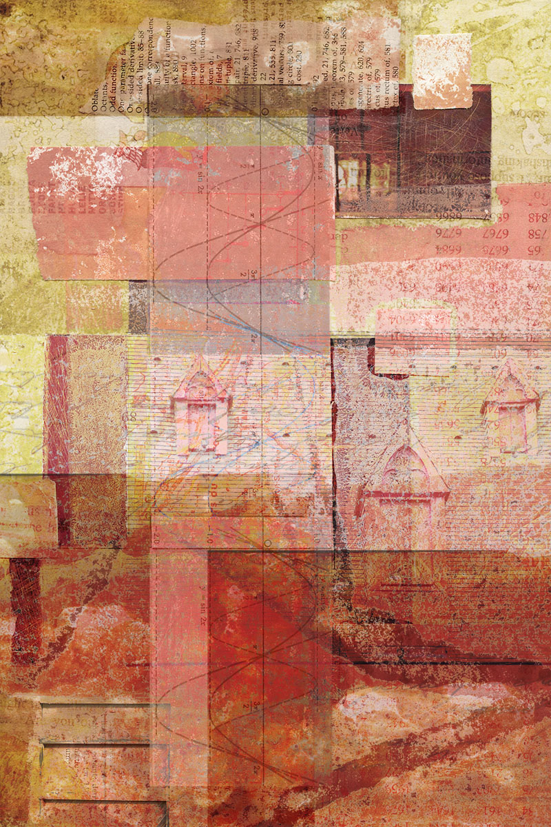 not in the mind by Liz Ruest  Image: Digital collage, 12 layers © 2017 Liz Ruest