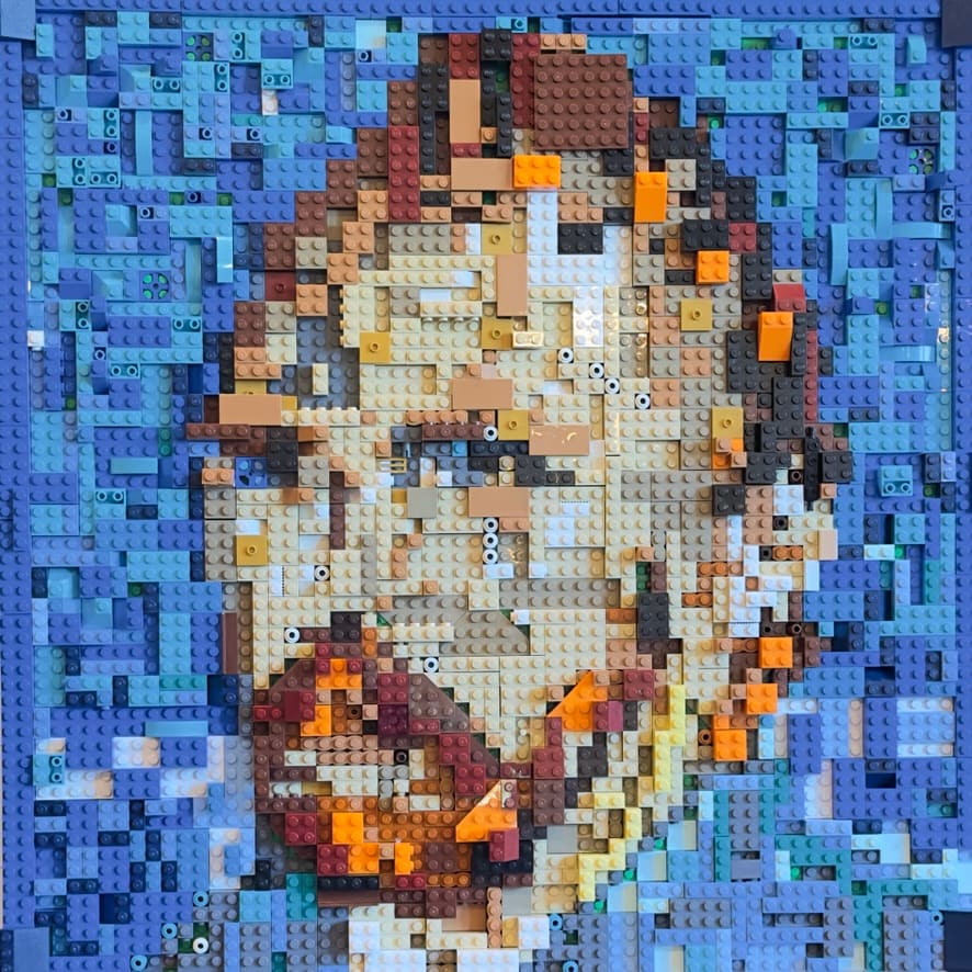 VINCENT VAN LEGO by Curtis DIckman 