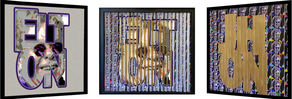 ELTON JOHN PLATINUM AND GOLD by Curtis Dickman, Image 1.